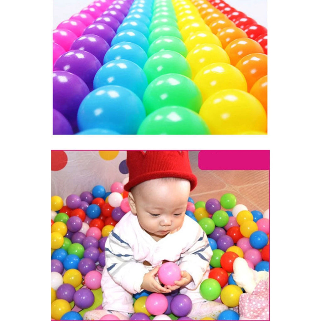 100PCS 5.5cm Colorful Soft Plastic Ocean Balls S3528
