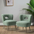 Sage Polyester Wingback Chair L398618