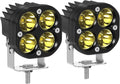 40W CREE LED Work Light Square Spotlight Light Pods IP67 Waterproof Pack of 2 P80449