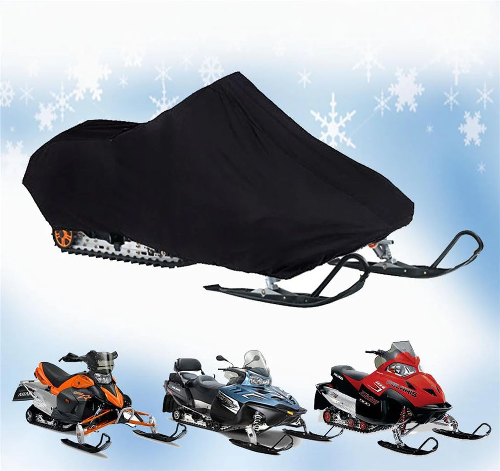 200 Denier All Black Snowmobile Cover W125845