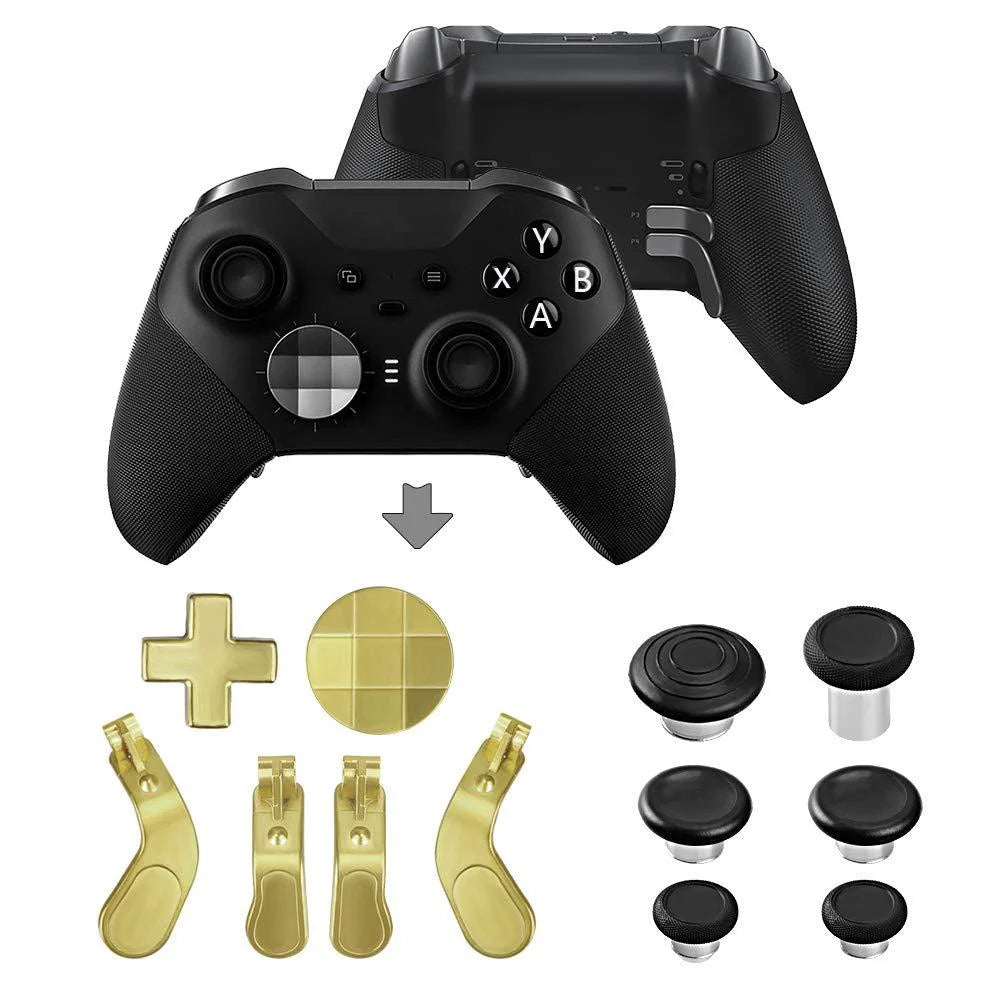 Replacement Controller Gamepad Button Set with D-Pad Paddles F44557