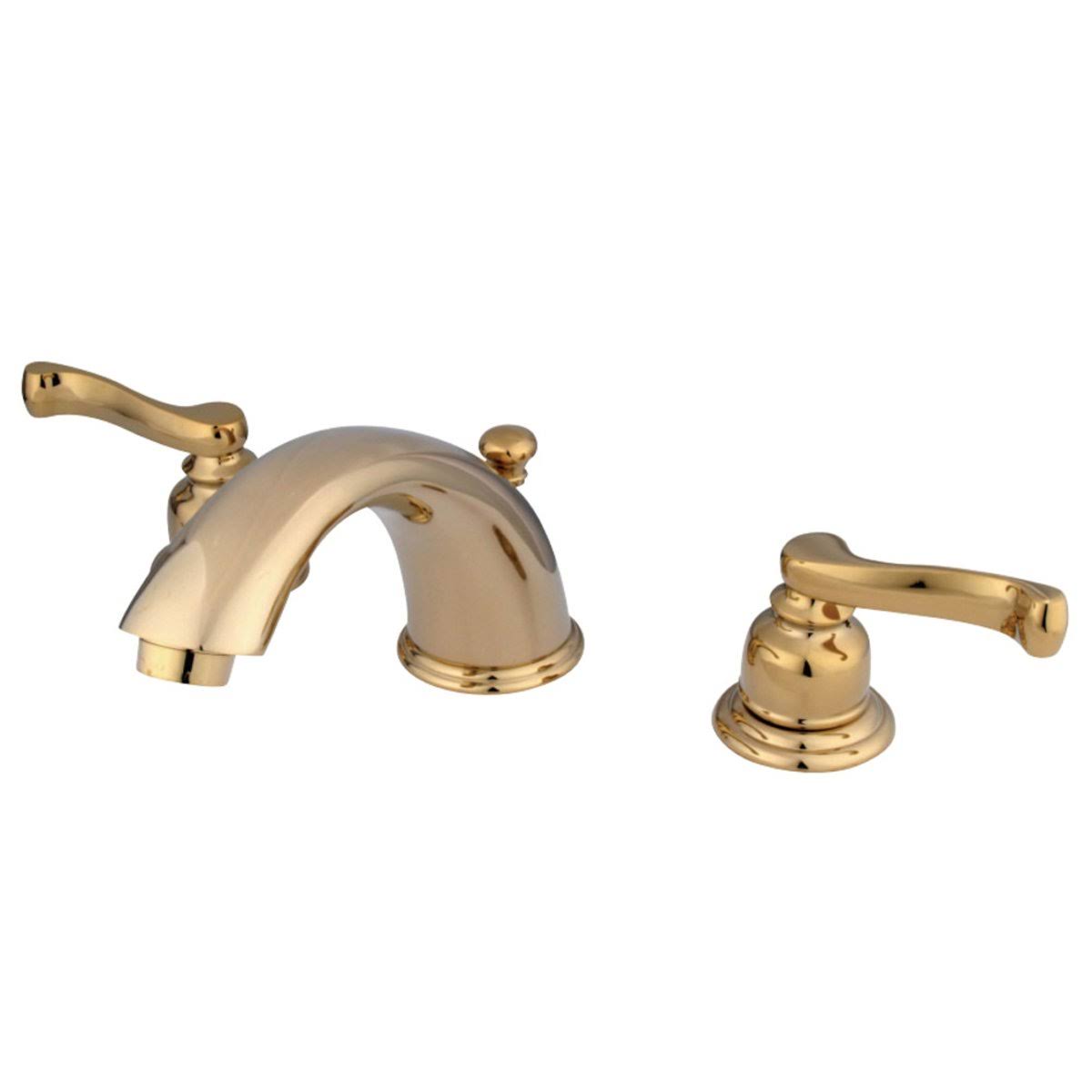 Chrome Widespread Bathroom Faucet with Pop-Up E4549