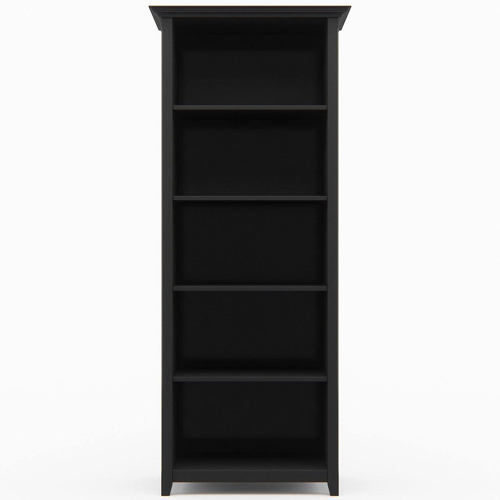 Solid Wood 5 Shelf Bookcase W978