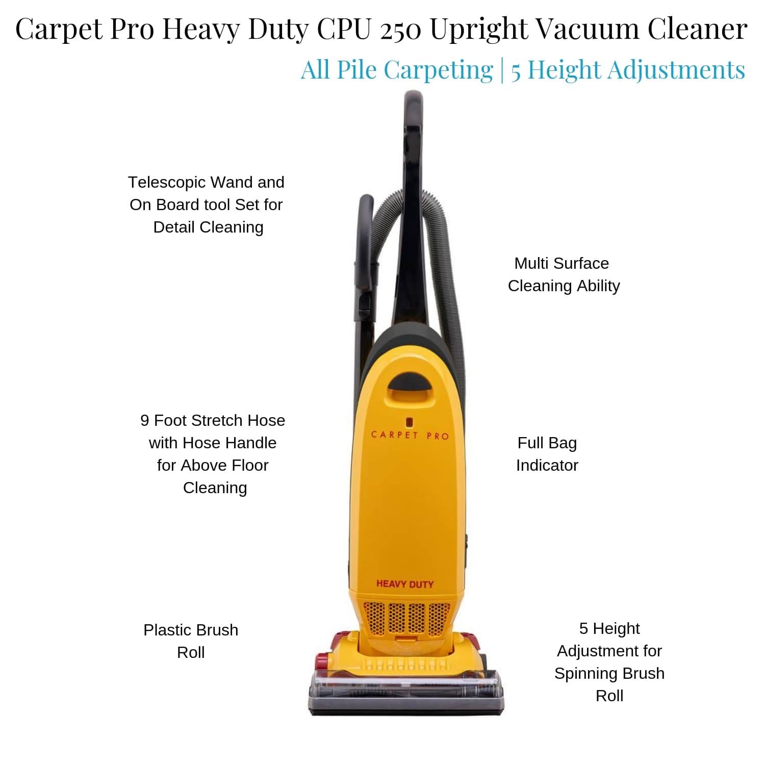 Upright Vacuum with Tools K72113
