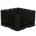 Full Size Black 12 Compartment Rack with 4 Extenders & Open Extender X284