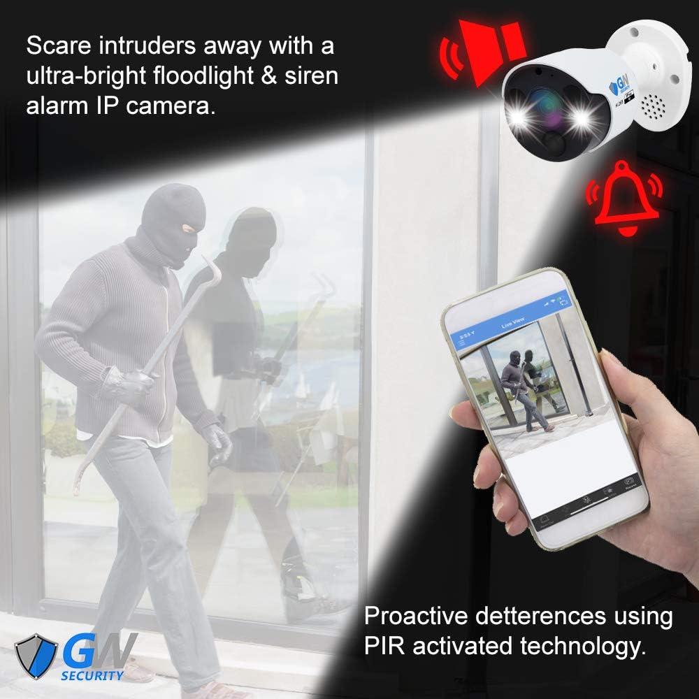 8 Channel 4K Security Camera System with 4 Bullet Cameras K6707
