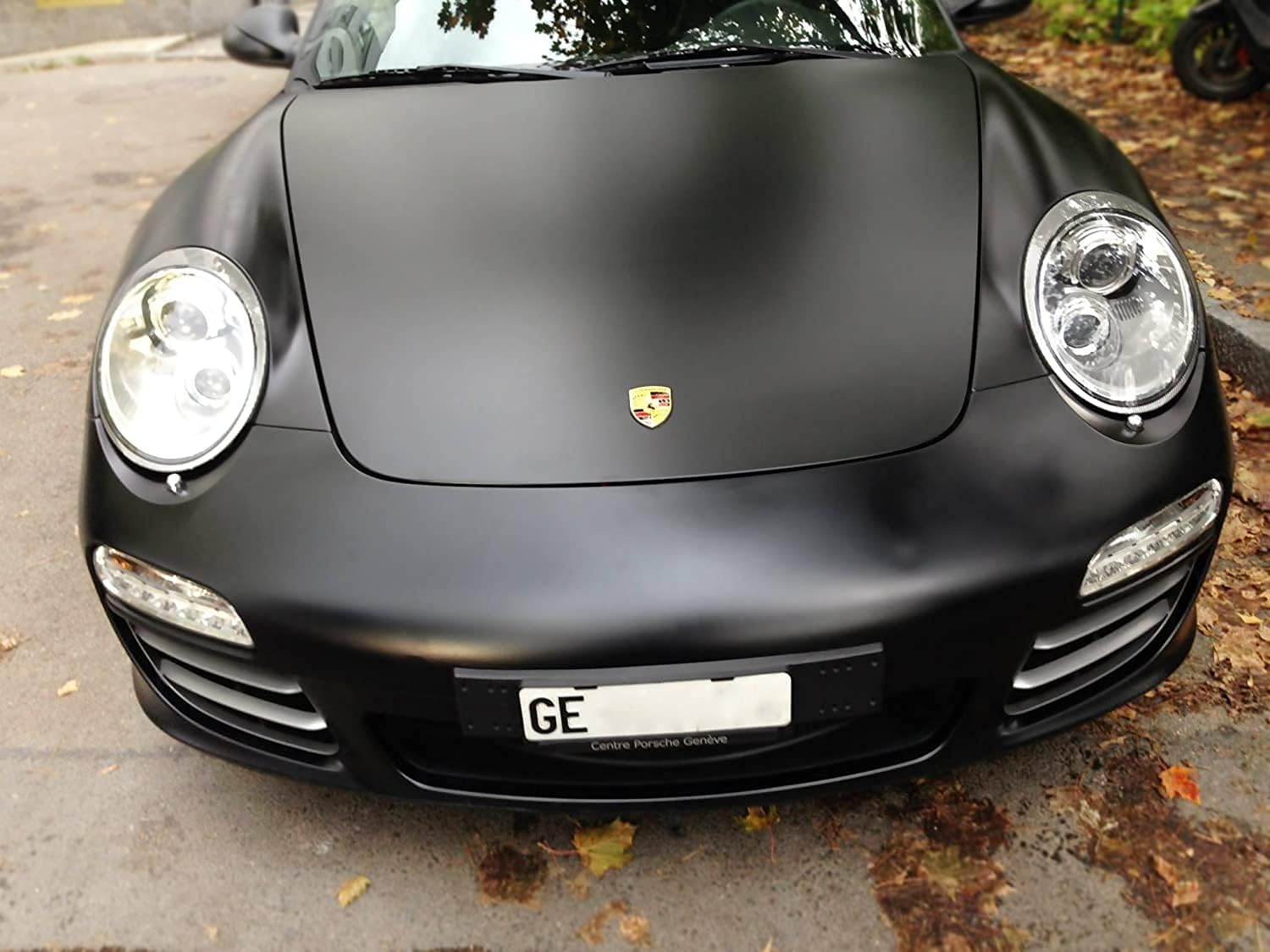 Matte Black Vinyl Wrap Roll 9ft x 5ft Pack of 2 D6367