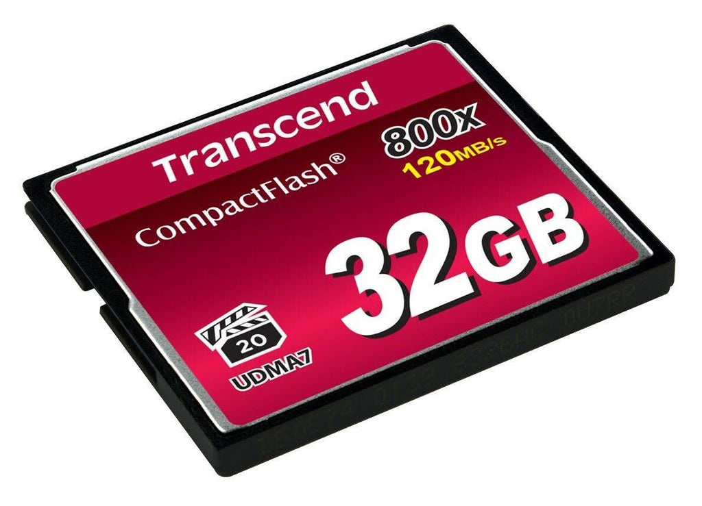 32GB 800x CompactFlash Memory Card 120MB/sec C844