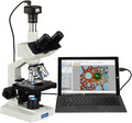 40X-2000X Digital Lab Trinocular Compound LED Microscope with 5MP Digital Camera and Double Layer Mechanical Stage H414051