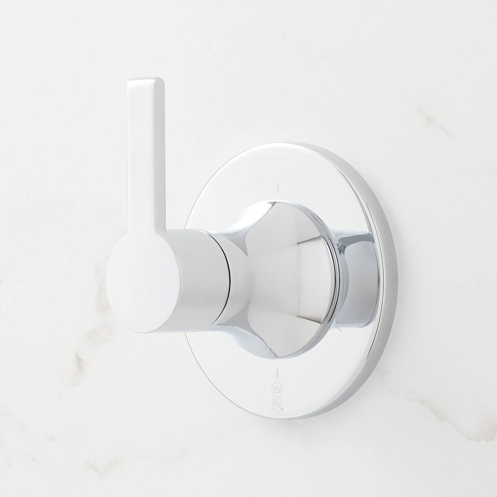 In-Wall Shower Diverter Trim Lever Handle Chrome Brass C59277