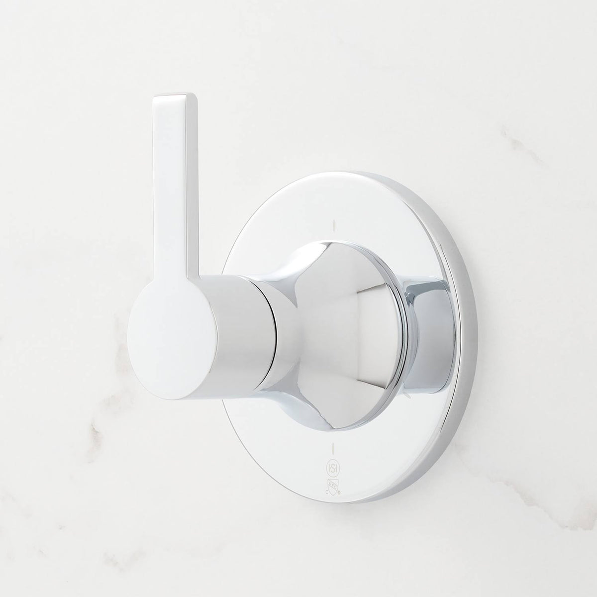 In-Wall Shower Diverter Trim Lever Handle Chrome Brass C59277