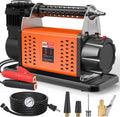 12 Volt Portable Onboard Air Compressor for Truck Tire Inflator, 150PSI Max, 5.65 CFM Metal Heat Dissipation Offroad Air Compressor Q3407