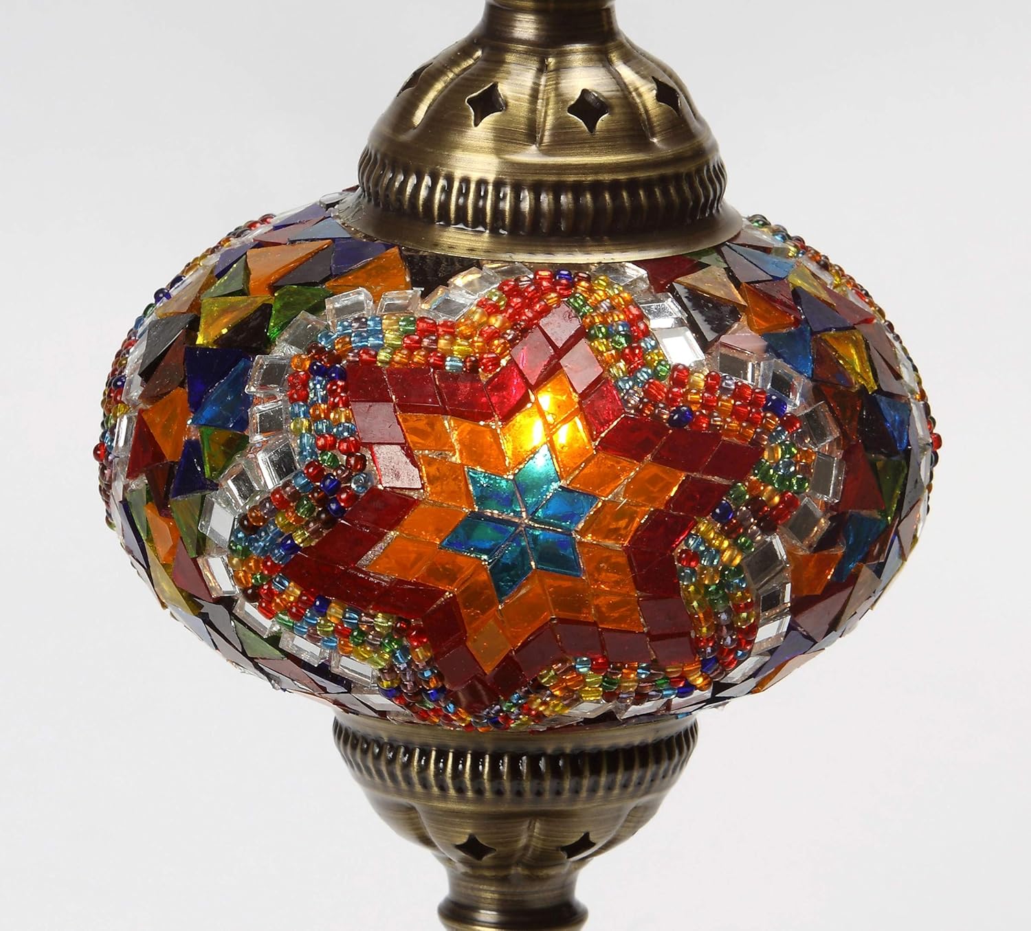Mosaic Sconce Lamp Wall Light, Moroccan Style, Bronze, Scarlet H3800
