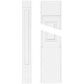 10x22W x 48x22H Raised Panel PVC Pilaster with Standard Capital and Base (Pair) N805755