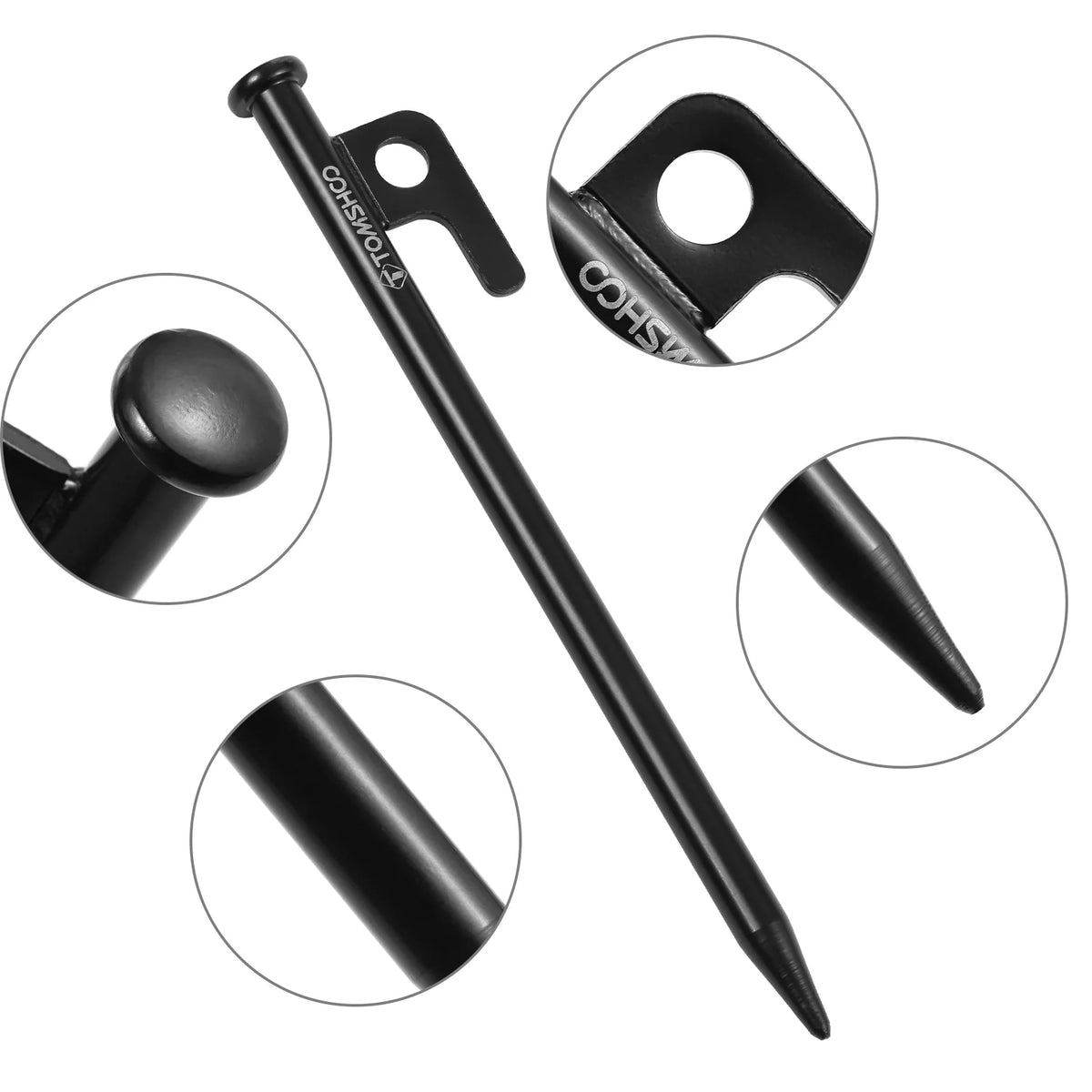 Heavy Duty Steel Tent Pegs 6PCS B510