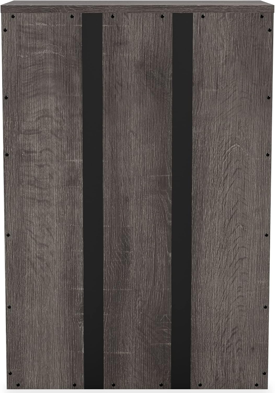 Grayish Brown Bookcase with 2 Adjustable Shelves M22506