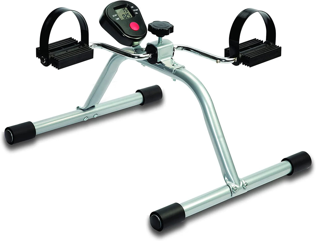 Under Desk Bike Pedal Exerciser with LCD Display Monitor C7695