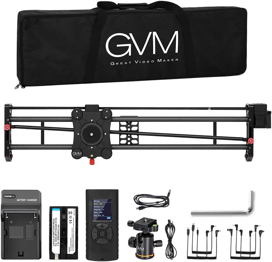 Motorized Camera Slider with Remote Controller V27582