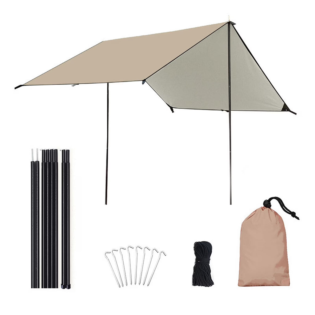 Camping Awning Waterproof Sun Shade Tarp Rain Fly R118463