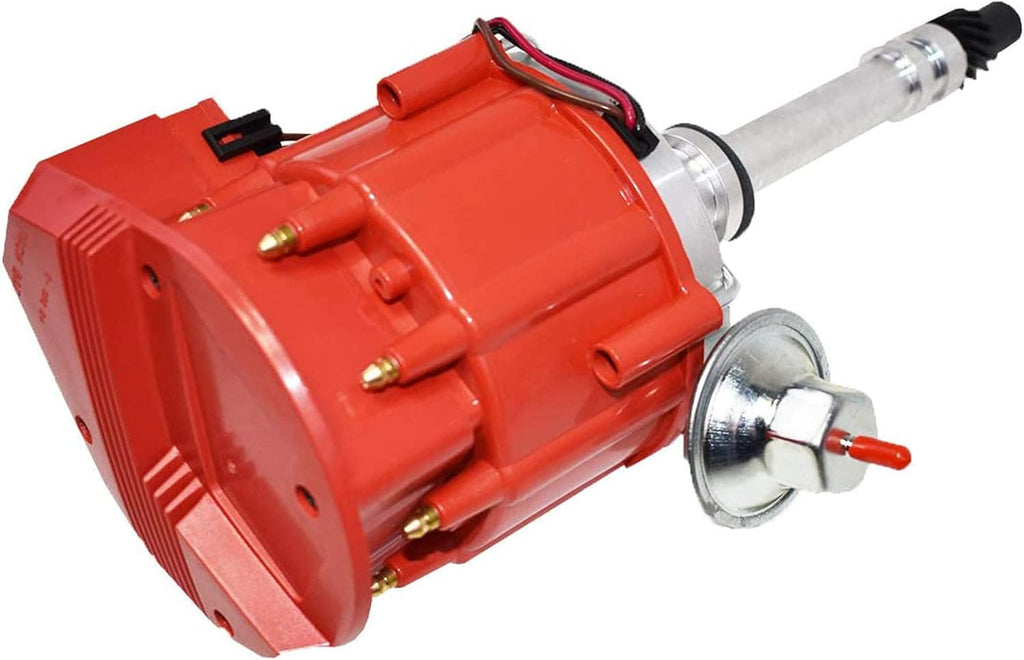 HEI Distributor 65K Coil 7500 RPM Super Red Cap Pack of 2 X3476