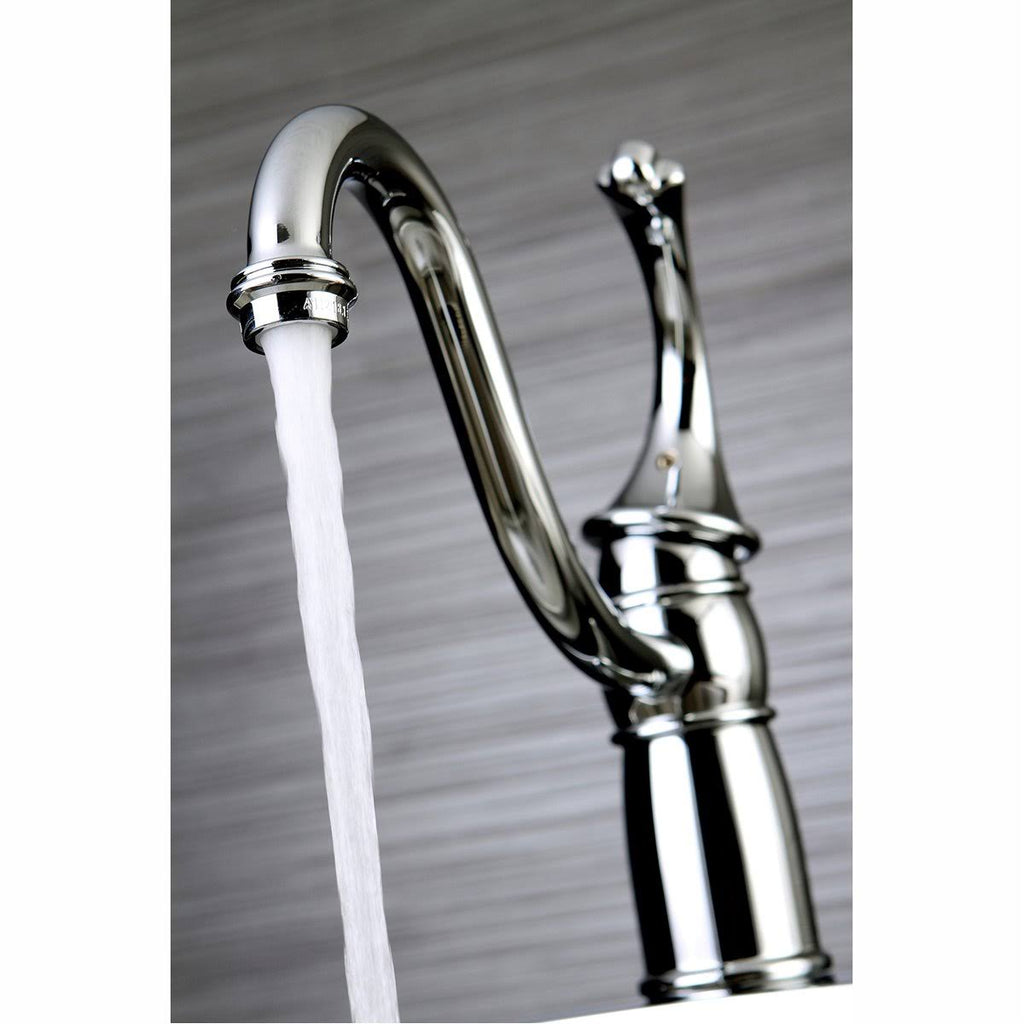 8x22 Centerset Kitchen Faucet, Brushed Nickel F365