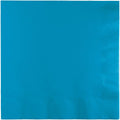 Turquoise Blue Solid 3-Ply Disposable Dinner Napkins L984306