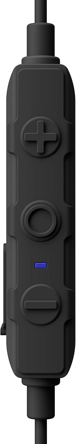 Matte Black Bluetooth Earplug Headphones with 27 dB Noise Reduction E563455