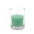 96 Pcs Aqua Round Glass Votive Candles R462223