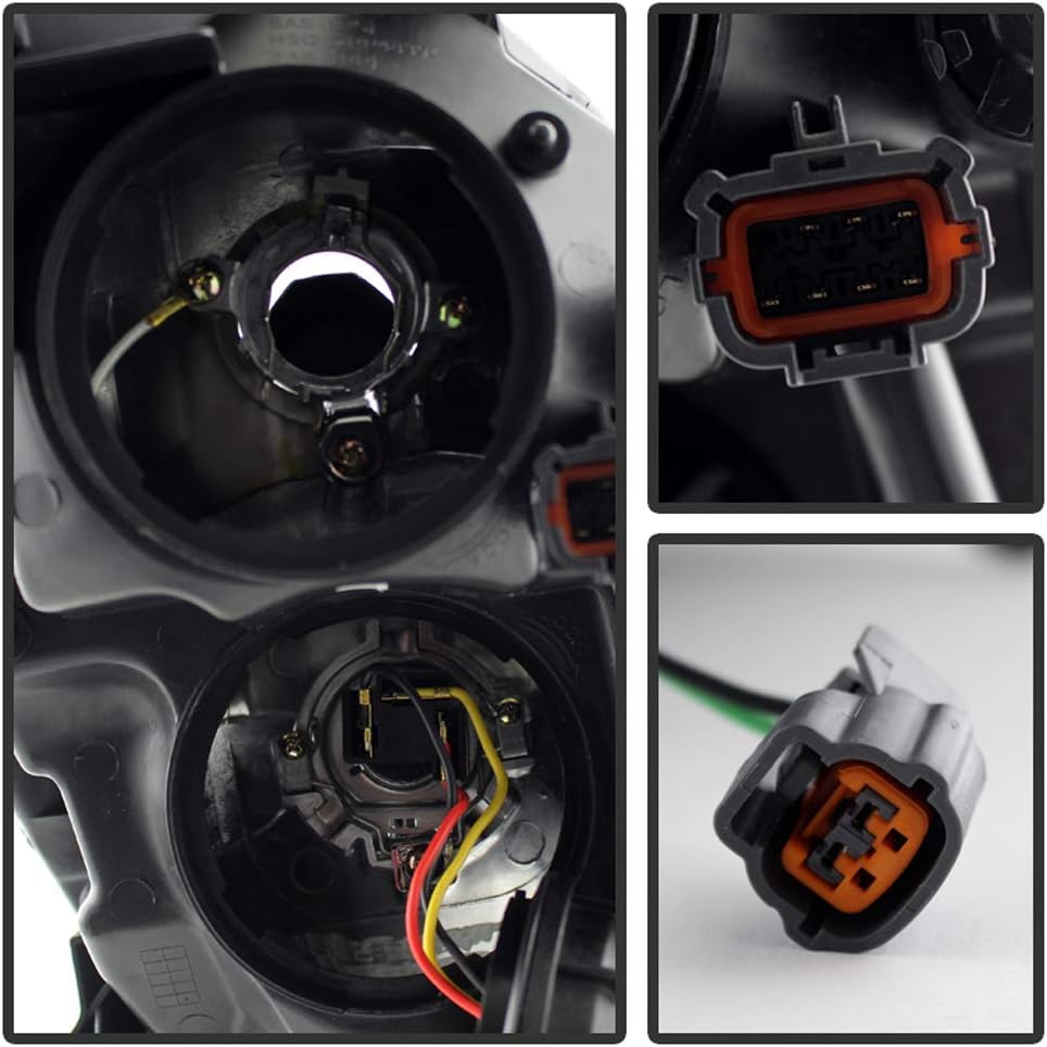Headlights Headlamp Assembly Replacement Set Left Right S4718