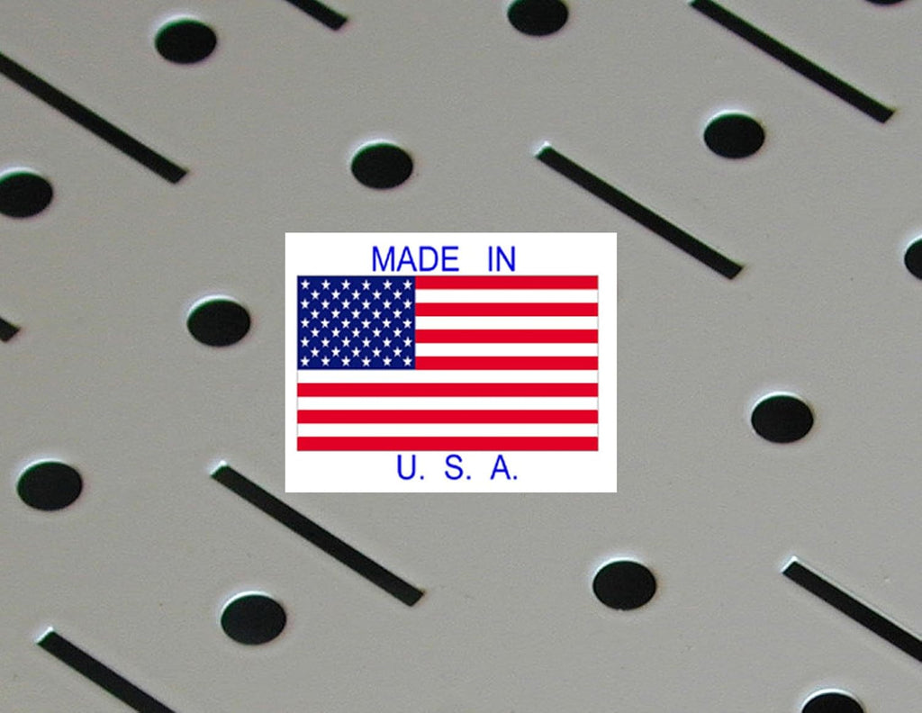 Two Pack of 16in x 48in Metal Pegboard Panels X941445