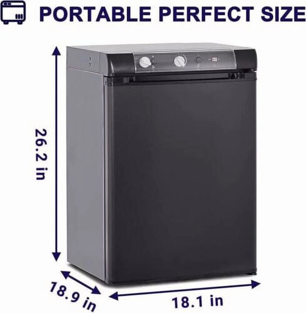 3 Way Propane Refrigerator 2.1 Cu.Ft LPG/110V/12V O192