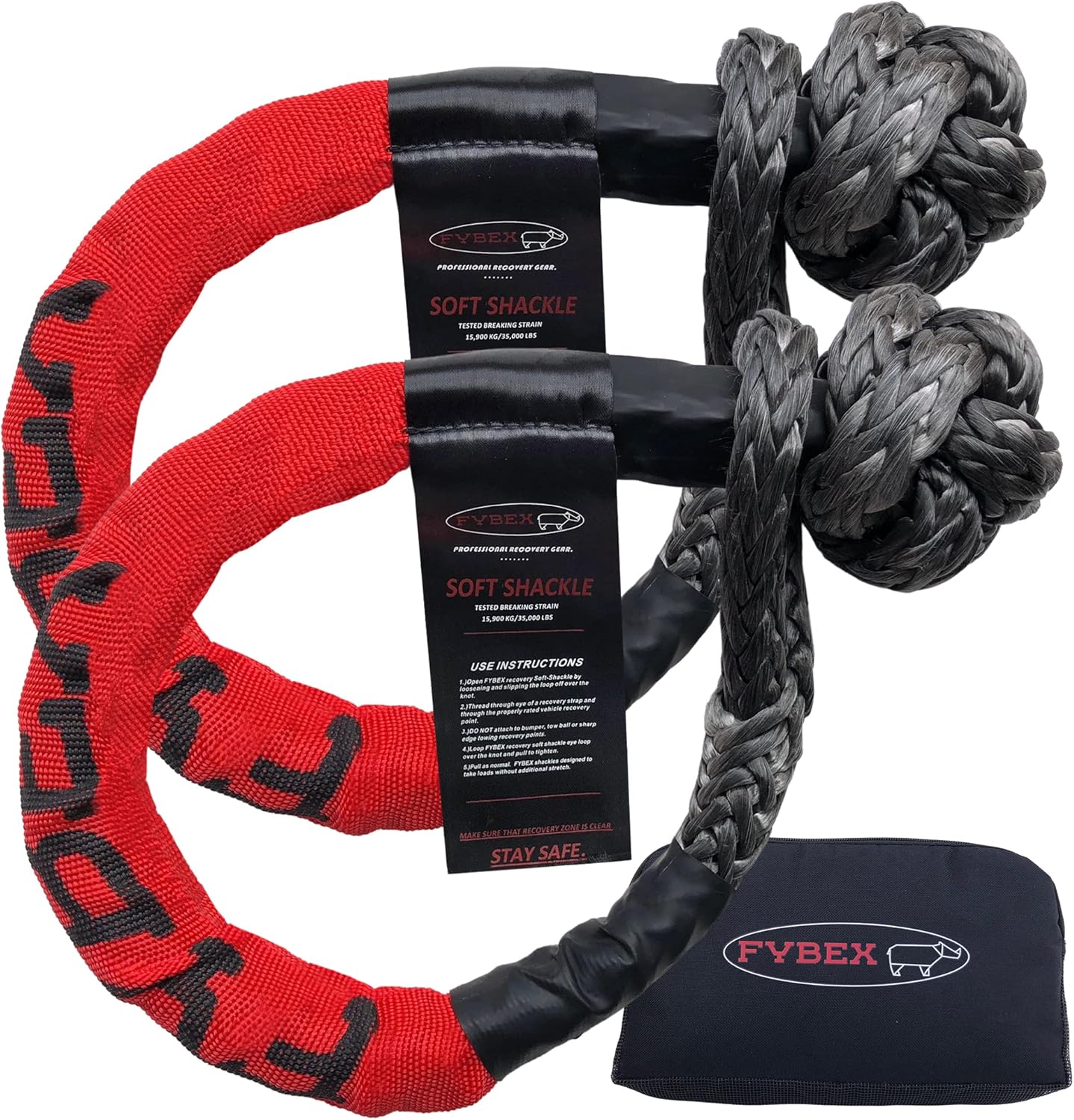 Synthetic Soft Shackle Recovery Kit Pack of 2 I967099