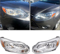 Chrome Housing Halogen Headlights for 2012-2014 Ford Focus L232
