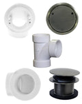 Satin Nickel Metalic Overflow Plumber&s Pack T9594