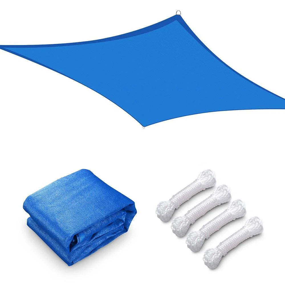 Blue 20ft Sun Sail Shade Canopy H148