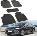 Rubber All Weather Floor Mats Set for Front and Rear Seat F54536