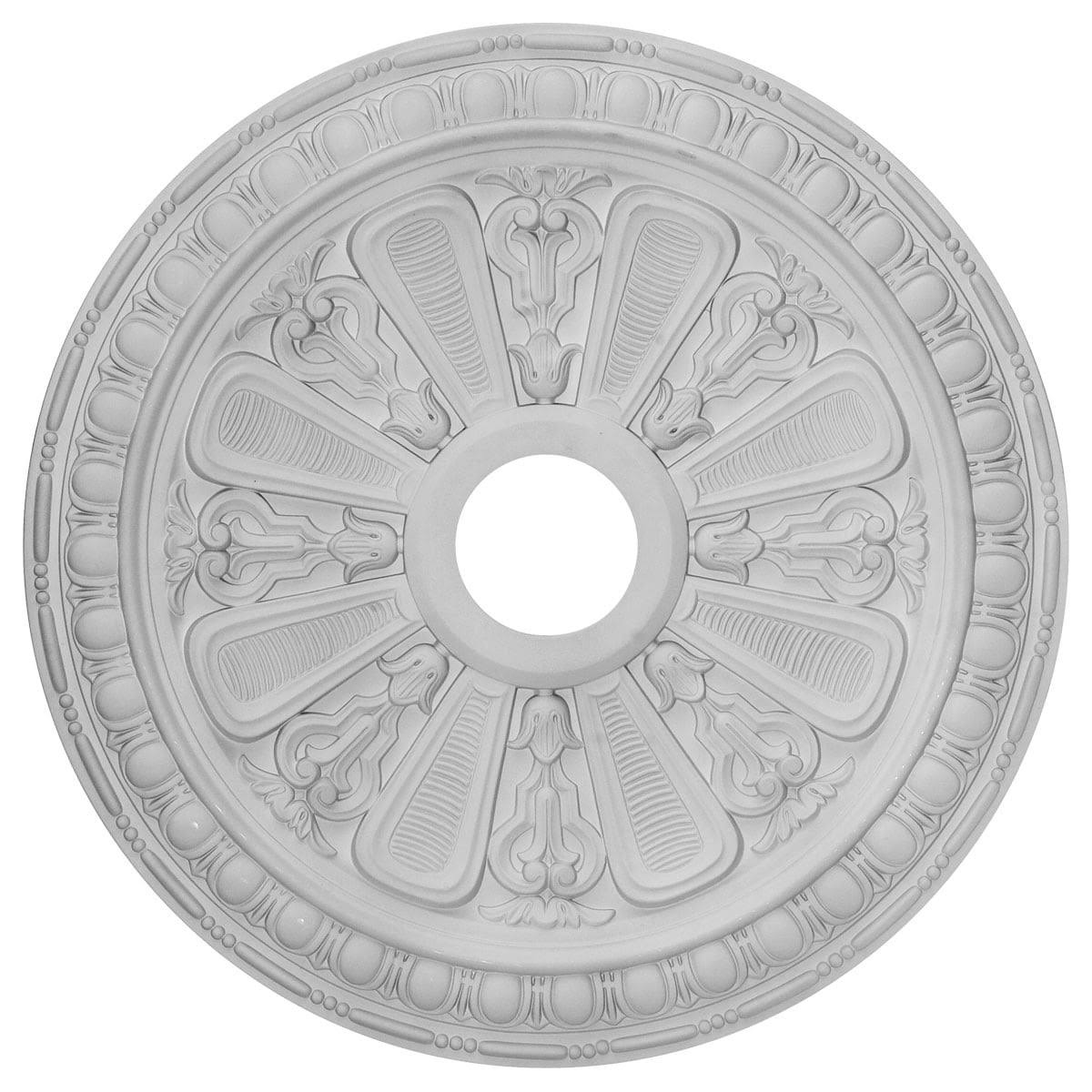 Hand-Painted Polished Copper Ceiling Medallion Y57977