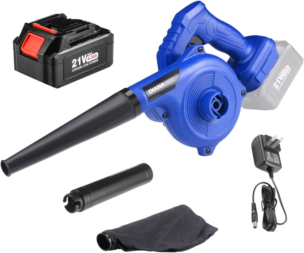 Cordless Electric Leaf Blower with Battery and Charger O253819