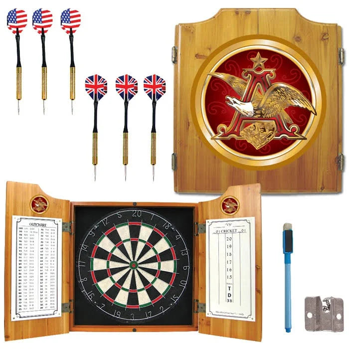 Dart Cabinet with Darts and Board Y96259