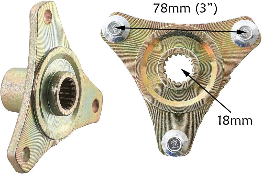 Rear Axle Shaft Kit with Brake Master Cylinder Caliper Disc Rotor Assembly T761