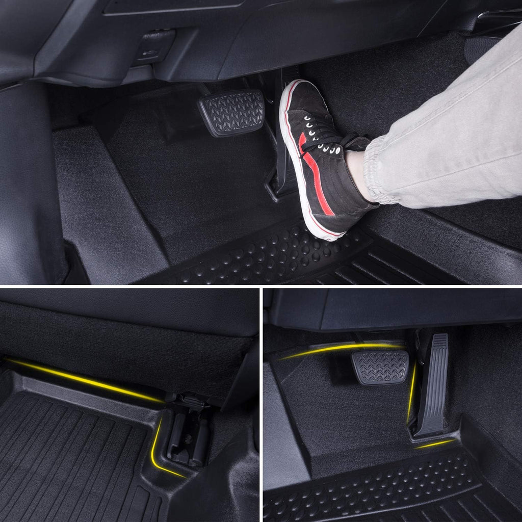Black Front and Rear Car Mats for Hyundai Tucson 2019 2020 2021 K6684