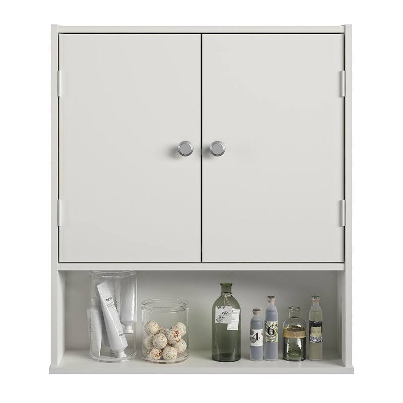 White Wall Cabinet E666