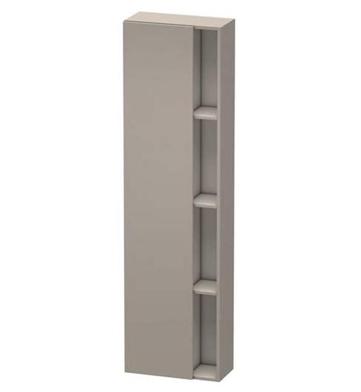 Bi-Color Natural Walnut Tall Cabinet U251