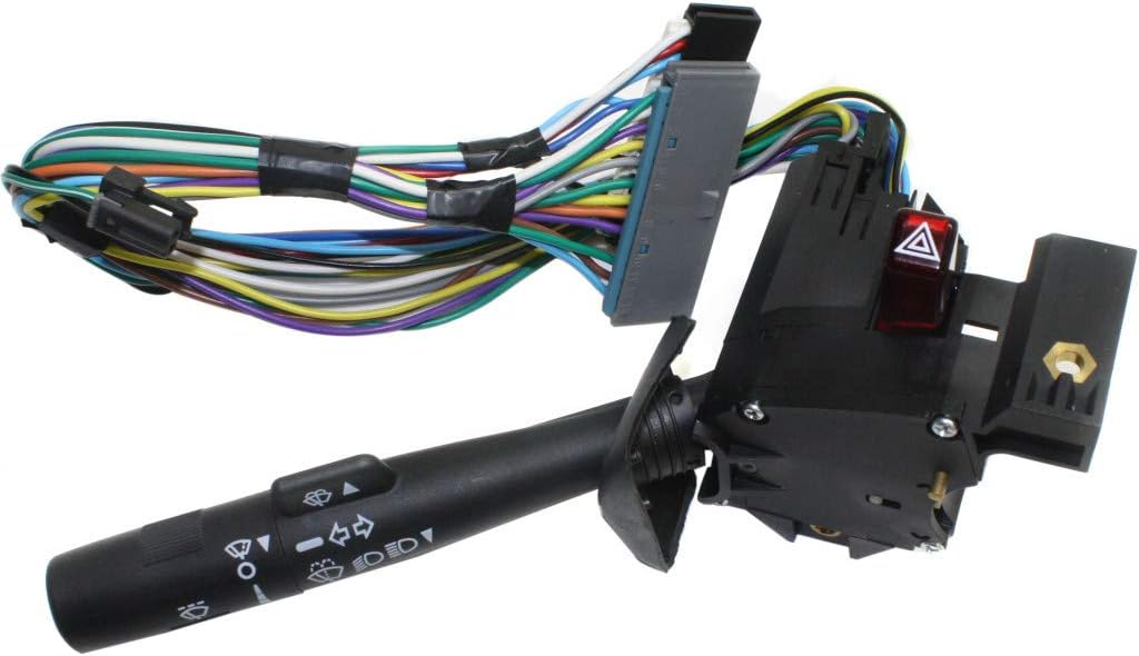 Turn Signal Switch for GMC Savana 1500 2500 3500 2001 2002, 20 Male Terminals, Blade Type, Pack of 2 E6891