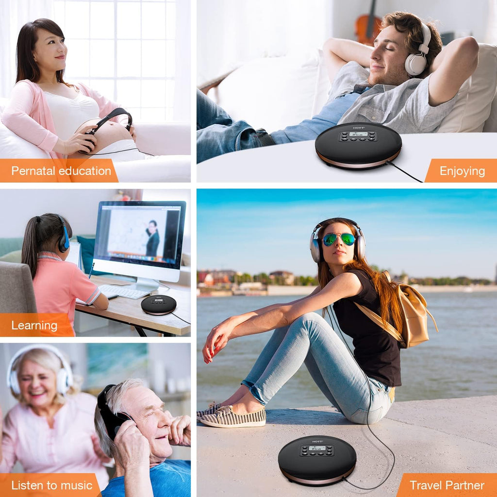 Portable CD Player with Headphones Y99995