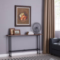 Black/Espresso Console Table M2489