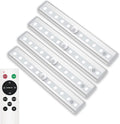 Rechargeable Remote Control 20-LED Dimmable Timer Closet Lights, 6 Pack G8853