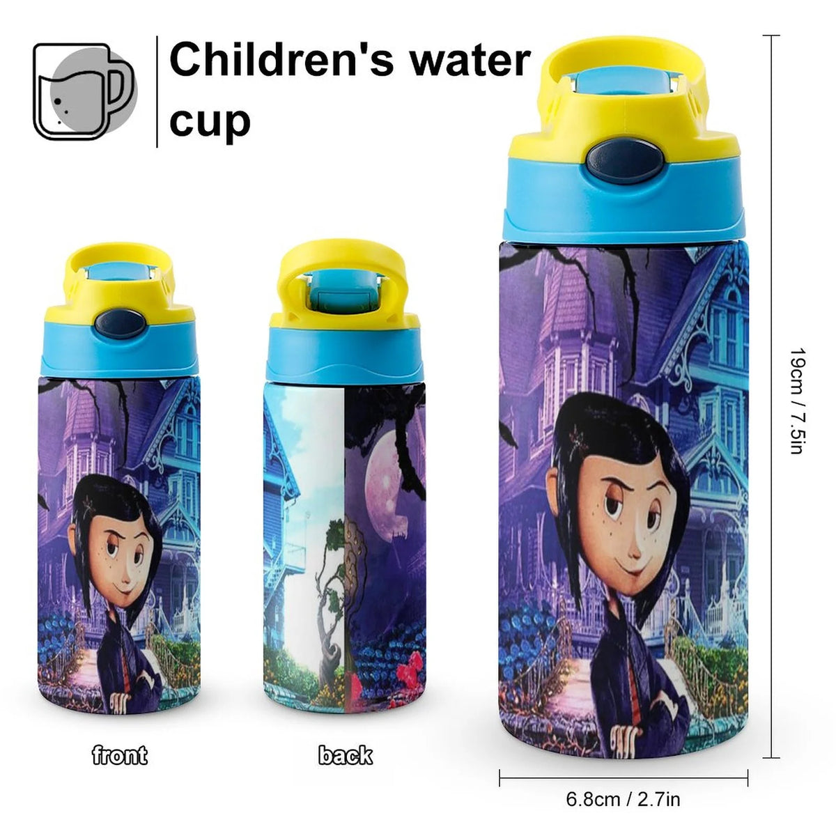 Insulated Stainless Steel Water Bottle with Straw X99933