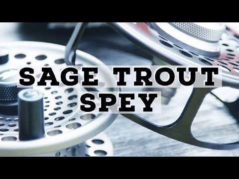Sage Trout Spey Fly Reel - 3/4/5 - Stealth/Silver T6776