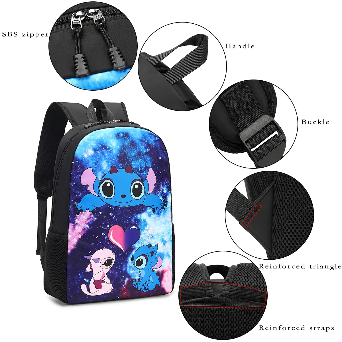 Boys Girls Backpack Combo Set 3 Piece Set W220432